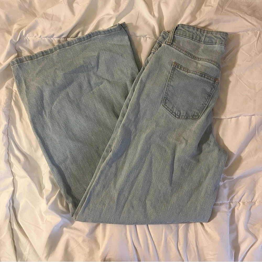 A New Day Ultra Wide Legged Light Wash Jeans